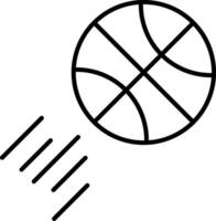 Basketball Line Icon vector