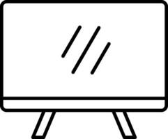 Television Line Icon vector