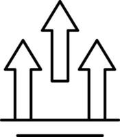 Arrows Line Icon vector