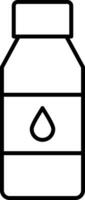 Bottle Line Icon vector