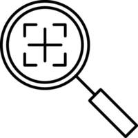 Search Line Icon vector