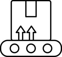 Conveyor Line Icon vector