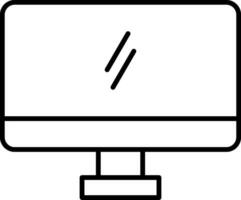 Computer Line Icon vector