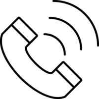 Phone Line Icon vector