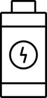 Battery Line Icon vector