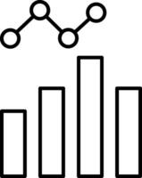 Data Analysis Line Icon vector