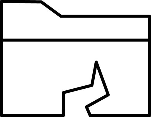 Data Leak Line Icon