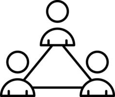 Reorganize Line Icon vector