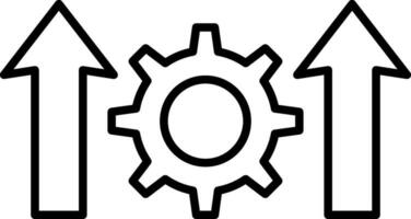 Automation Line Icon vector