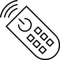 Remote Control Line Icon vector