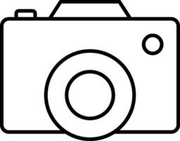 Digital Camera Line Icon vector