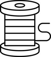 Thread Line Icon vector