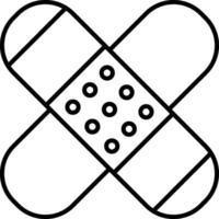 Patch Line Icon vector