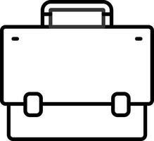 Briefcase Line Icon vector