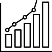 Increase Line Icon vector