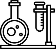 Lab Line Icon vector