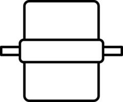 Dough Line Icon vector