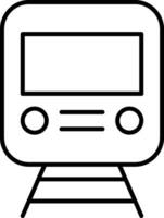 Rail Line Icon vector