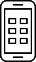 Phone Line Icon vector