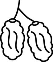 Dates Line Icon vector