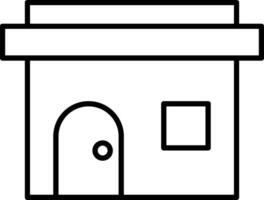 Post Office Line Icon vector