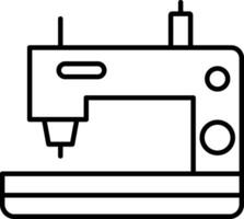 Sewing Machine Line Icon vector