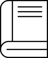 Book Line Icon vector