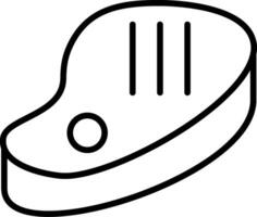 Meat Line Icon vector