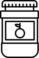 Jam Line Icon vector