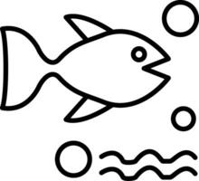 Seafood Line Icon vector