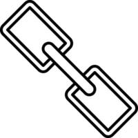 Link Line Icon vector