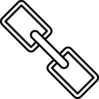 Link Line Icon vector