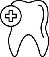 Oral Line Icon vector