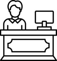 Reception Line Icon vector