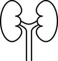 Urology Line Icon vector