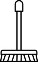 Mop Line Icon vector