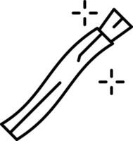 miswak línea icono vector