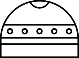 Cap Line Icon vector