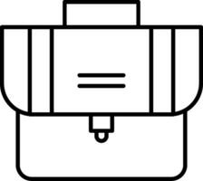 Suitcase Line Icon vector
