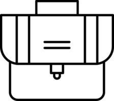 Suitcase Line Icon vector