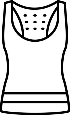 Tank Top Line Icon
