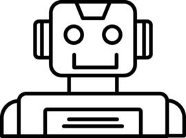 Robotics Line Icon vector