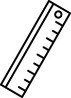 Ruler Line Icon vector