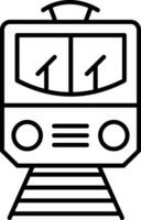 Train Line Icon vector