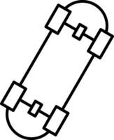Skates Line Icon vector