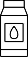 Milk Line Icon vector