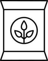 Fertilizer Line Icon vector