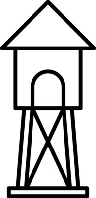 Watchtower Line Icon
