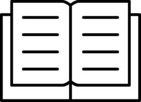 Book Line Icon vector