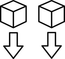 Force Line Icon vector